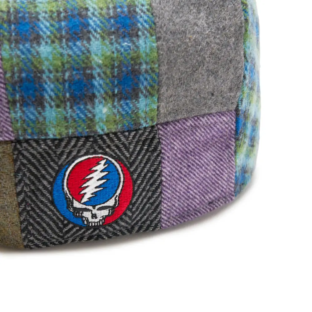 The Grateful Dead 60th Anniversary Boston Scally Cap - Patchwork Edition