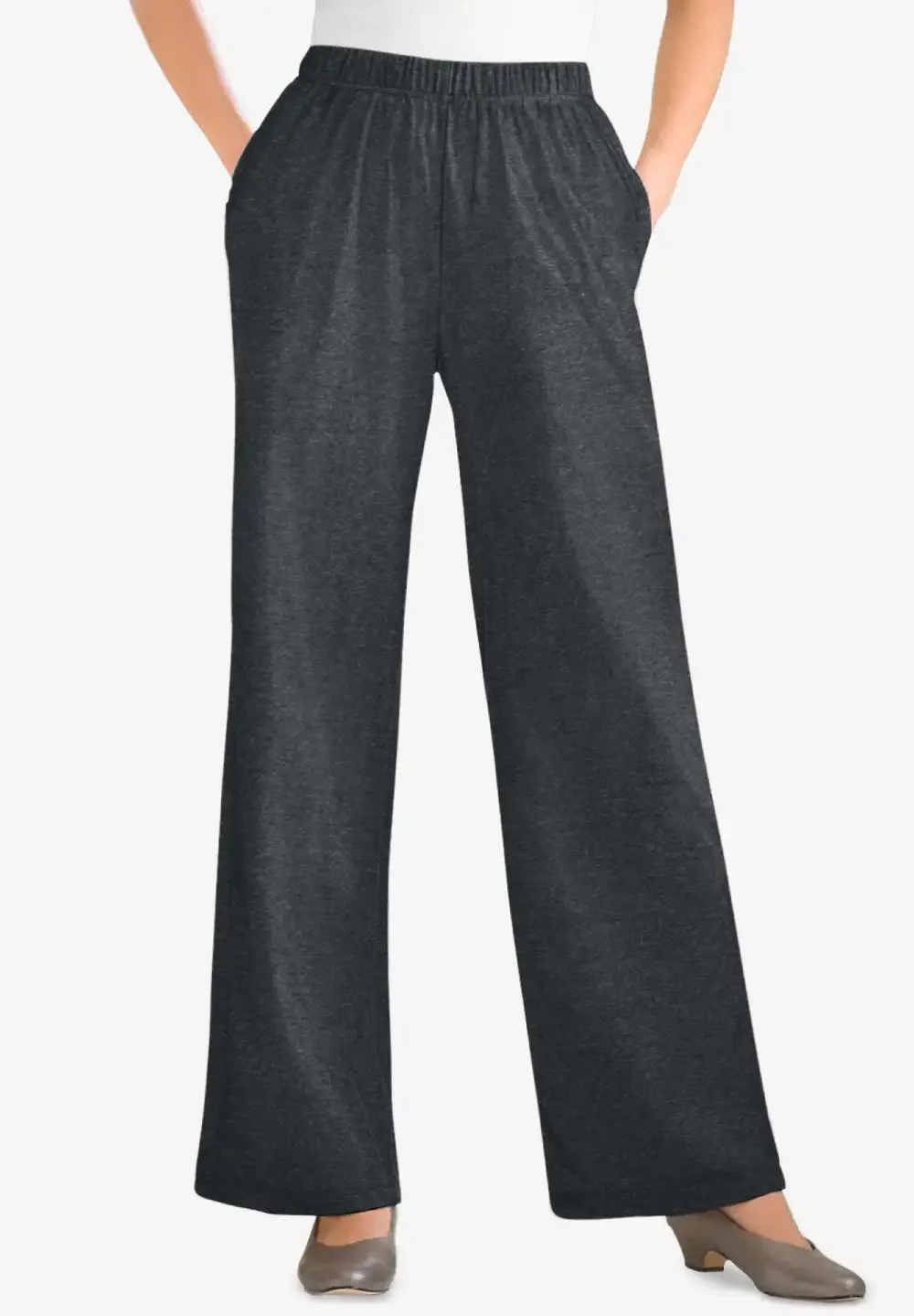 7-Day Knit Wide-Leg Pant