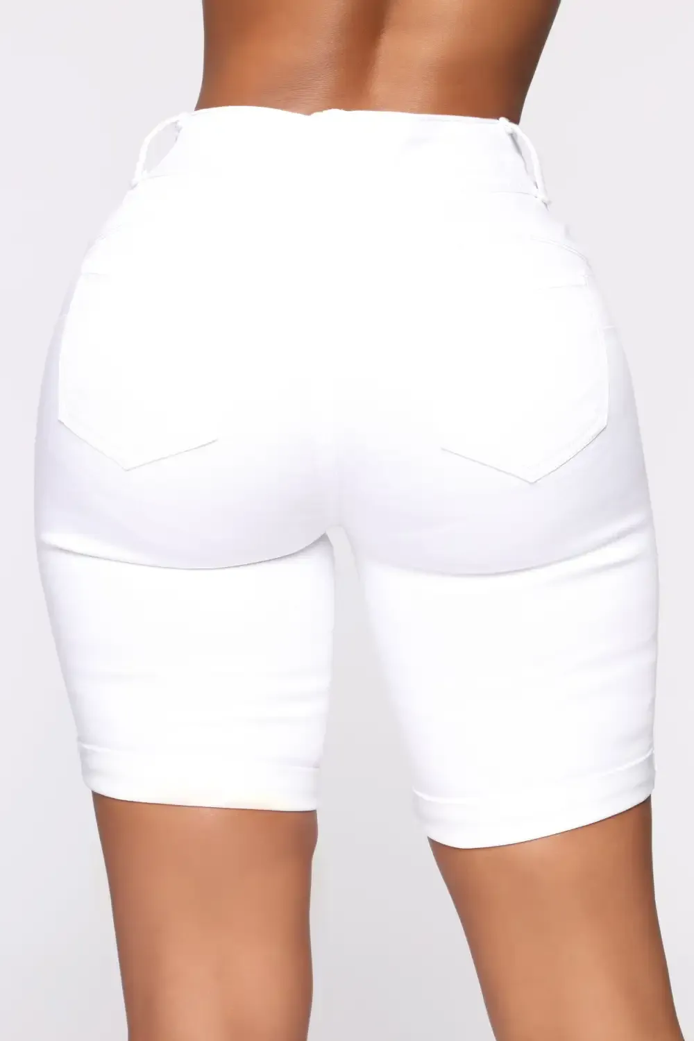 Lift Me Up Bermuda Shorts - White