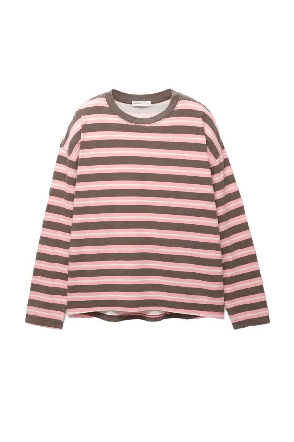 Camiseta rayas oversize