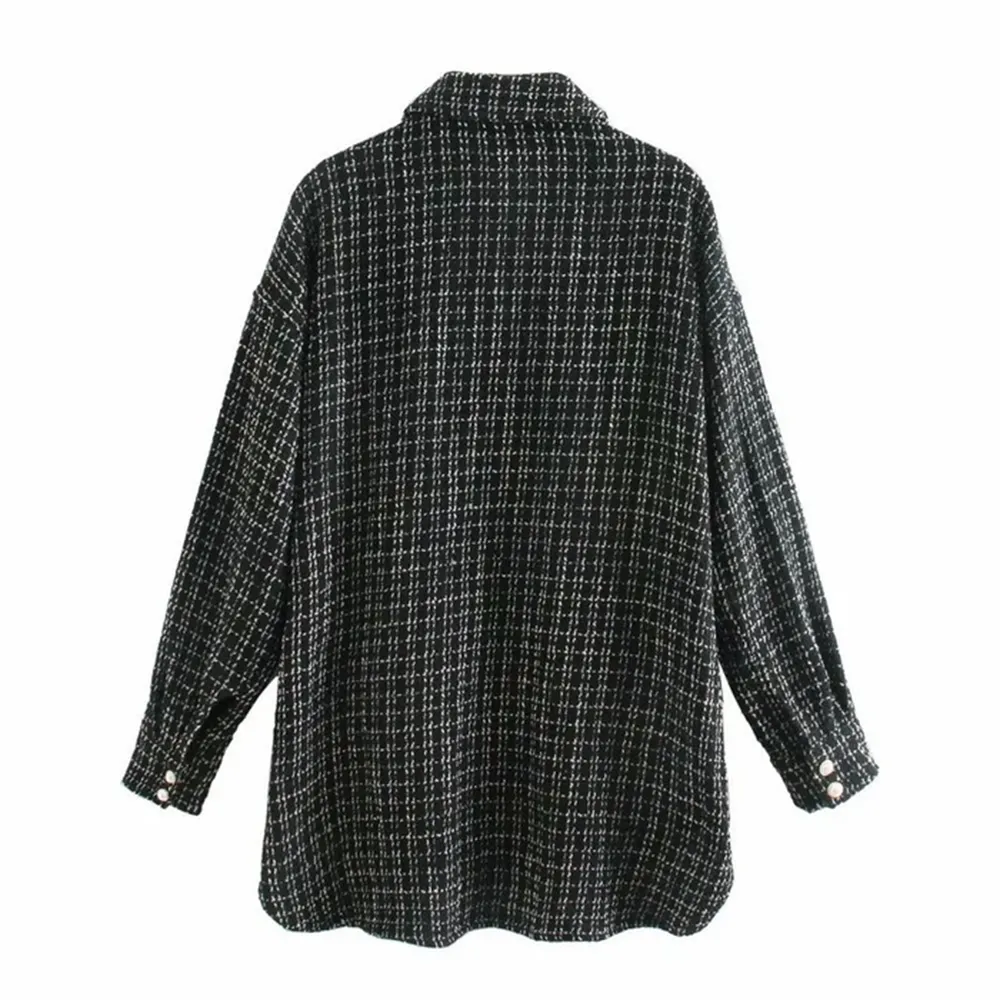 Oversized Vintage Plaid Shirt