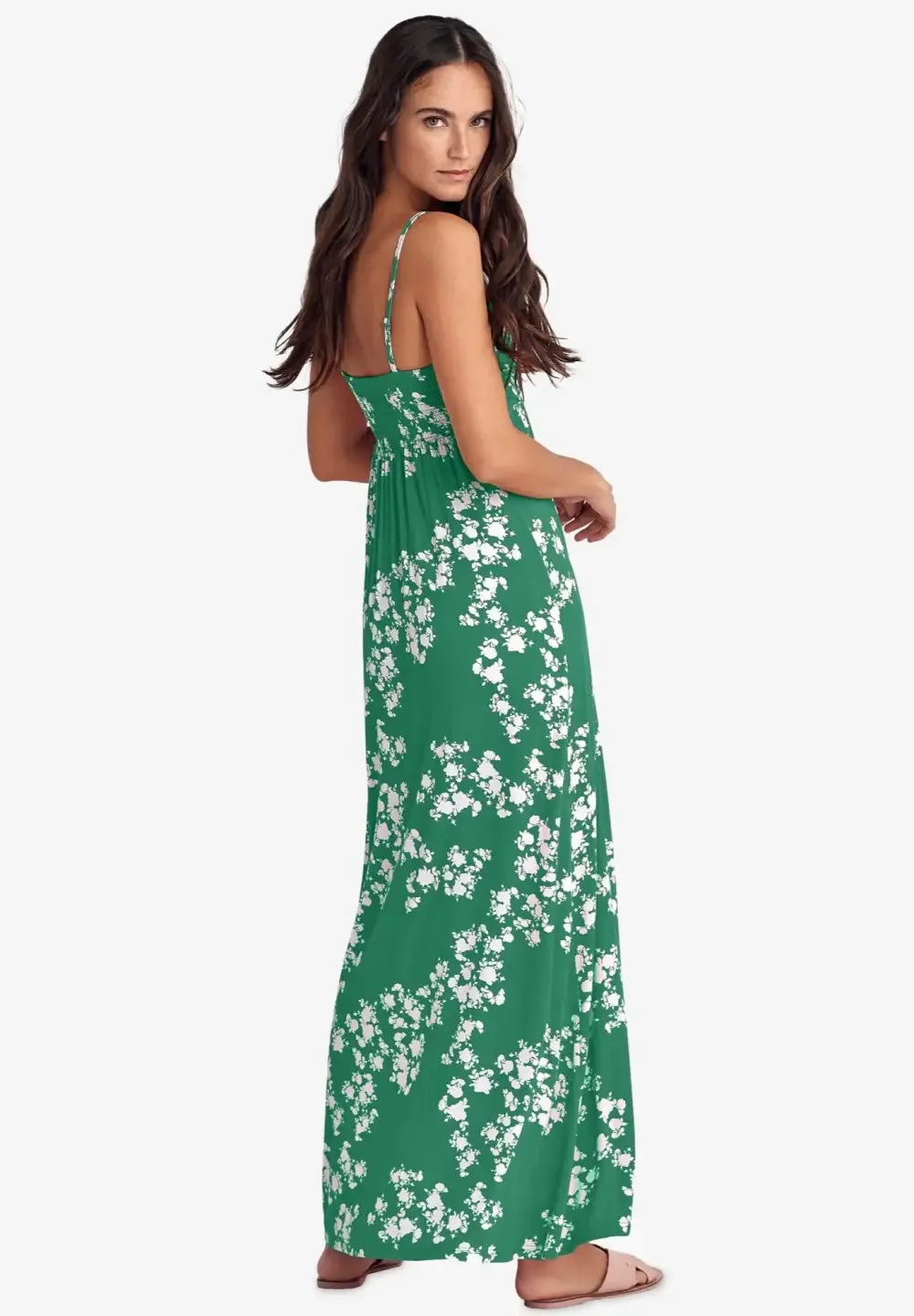 Knit Surplice Maxi Dress