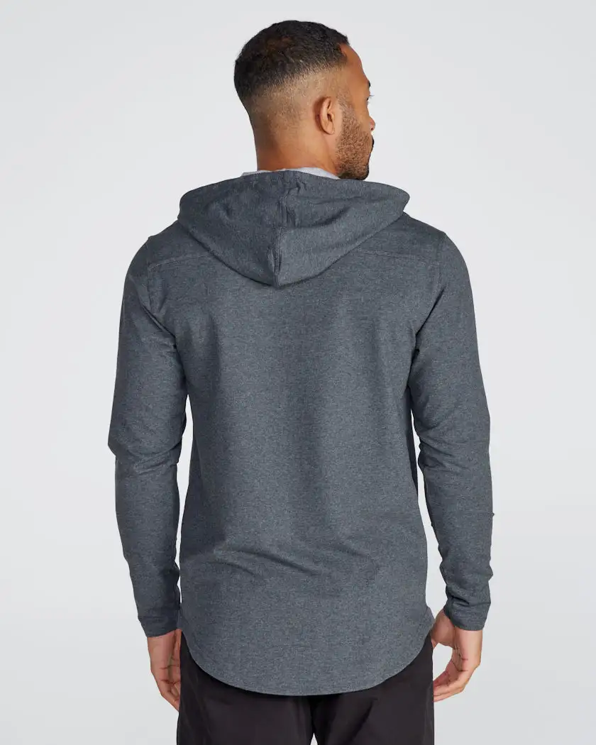 Drop-Cut: Lux Hooded Henley