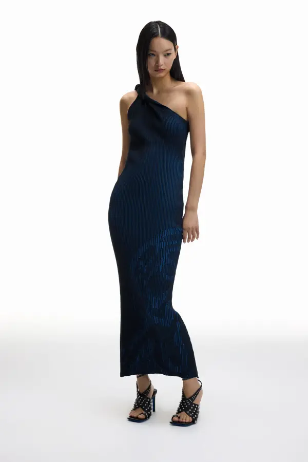 Vestido largo punto Chet Lo