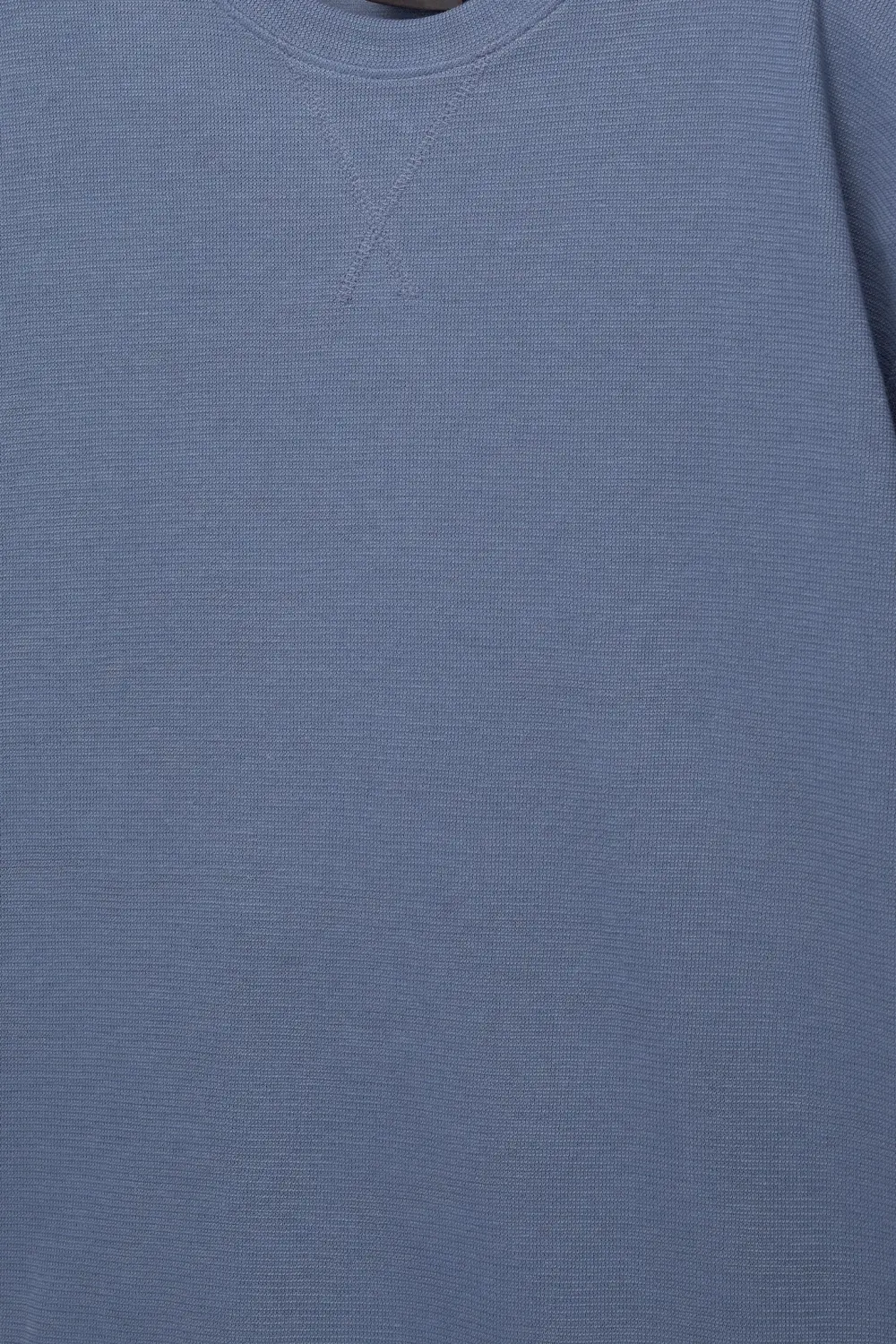 Basic short sleeve textured T-shirt