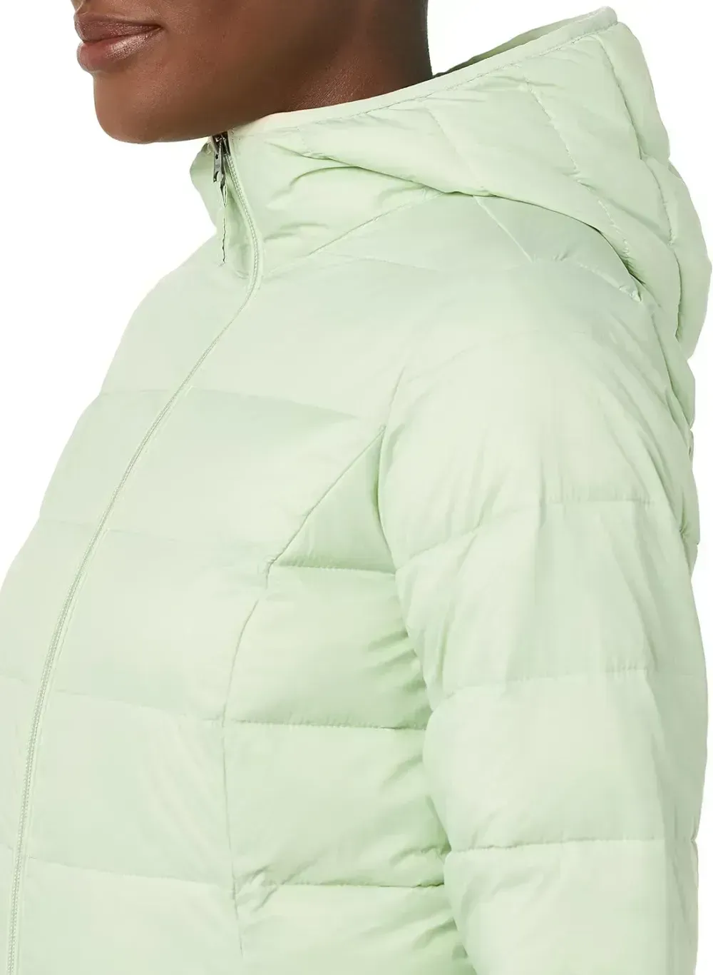 Women's Lightweight Water-Resistant Hooded Puffer Coat (Available in Plus Size)