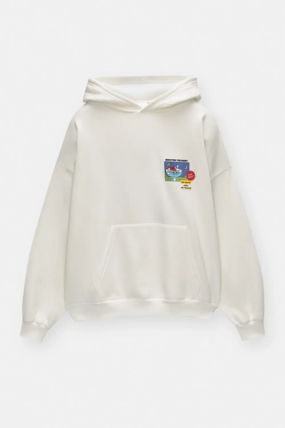 Sudadera capucha gráfico cerezas