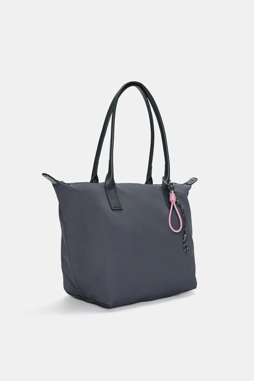 Bolso shopper nylon adorno