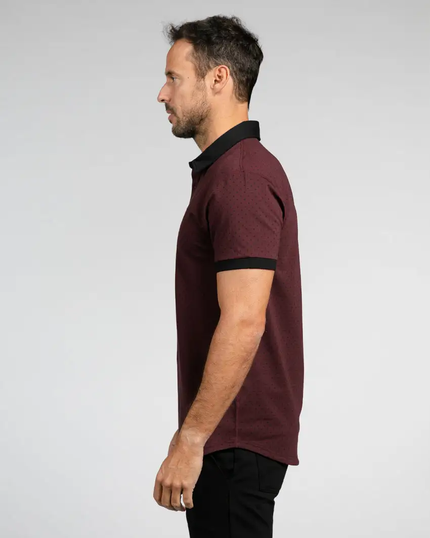 Drop-Cut: Lux Dotted Polo