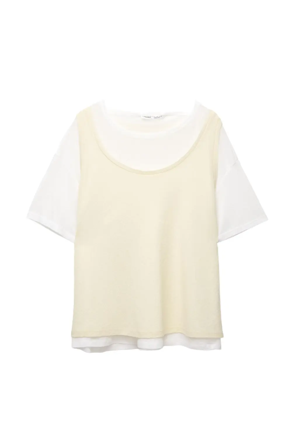 Camiseta doble manga corta