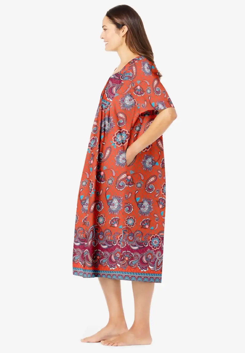Mixed Print Short Lounger