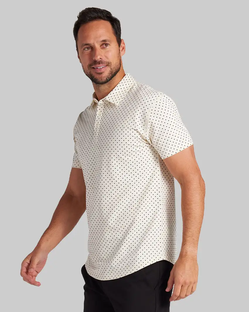 Drop-Cut: Lux Dotted Polo