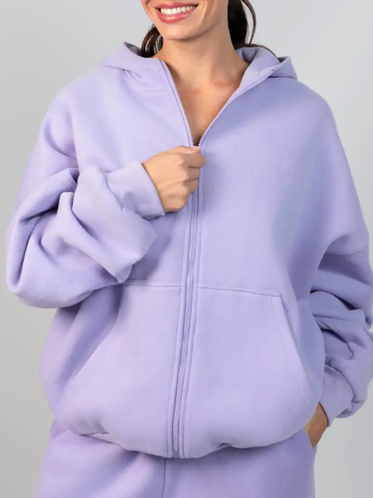 Pastel Zip Hoodie
