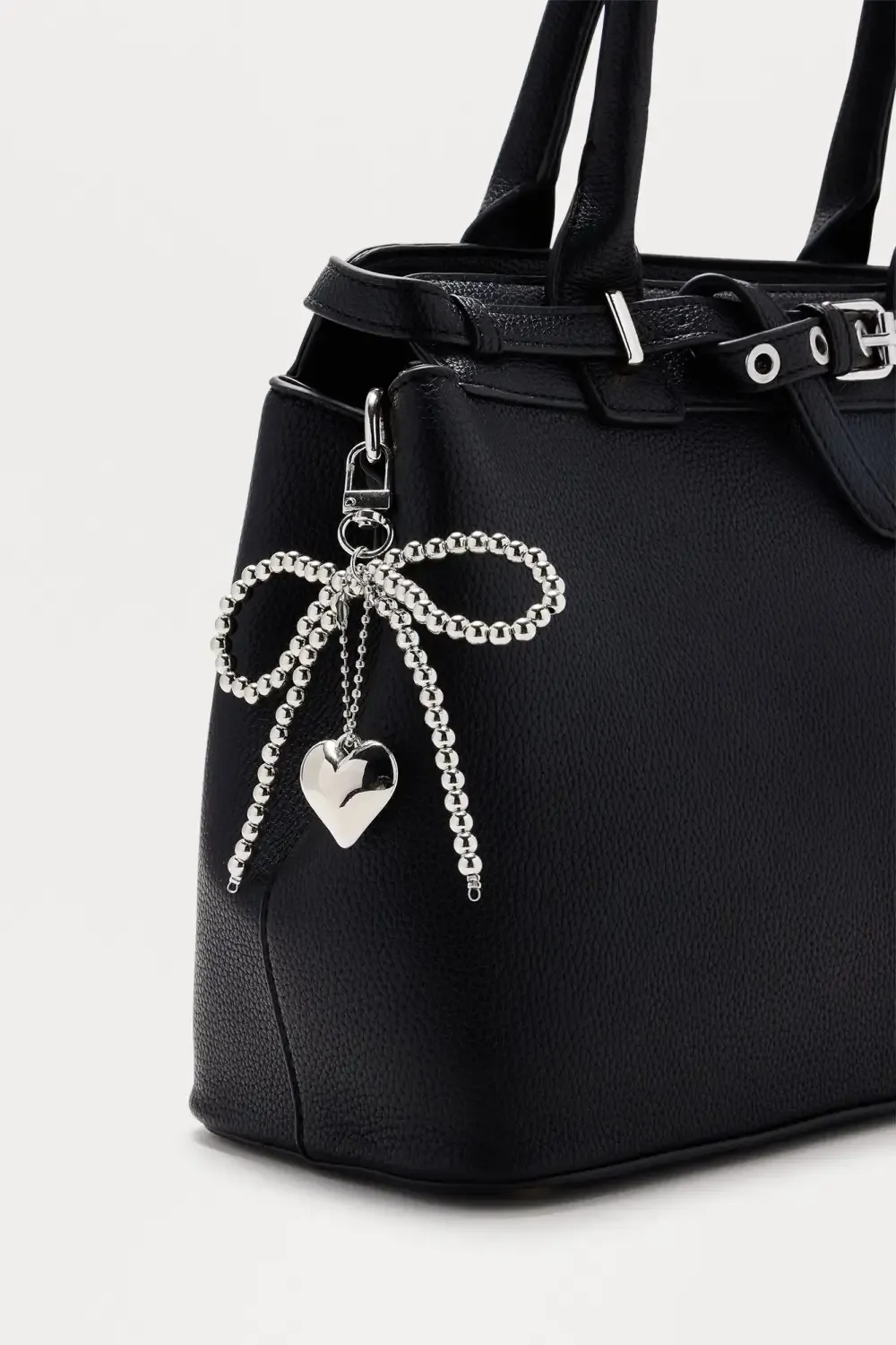 Olivia Love Handbag Charm - Silver