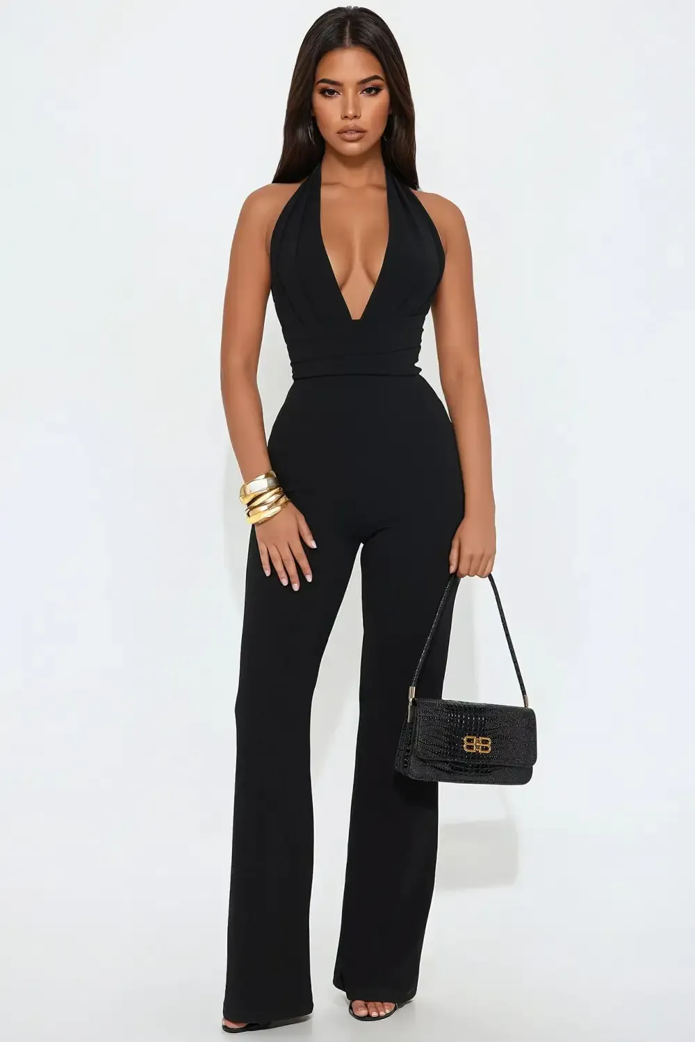 Feels Right Jumpsuit - Black