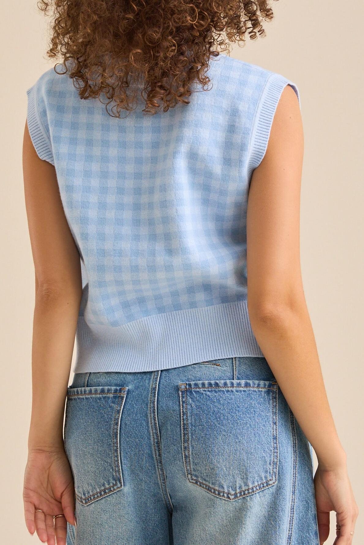 Gingham Vest