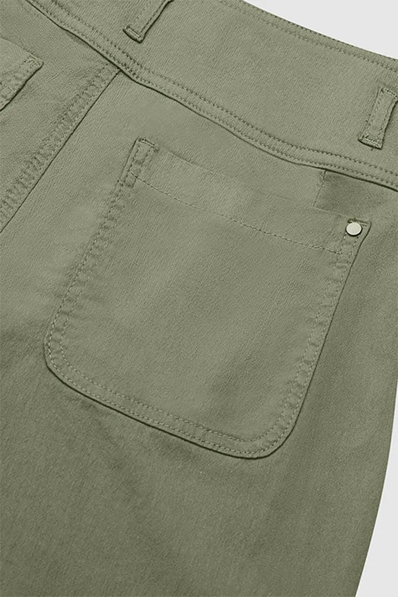 Solid Button Up Wide Leg Crop Low Waist Jeans