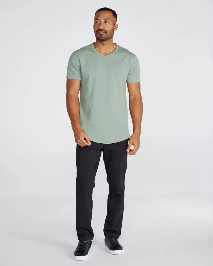 Drop-Cut V-Neck: Lux