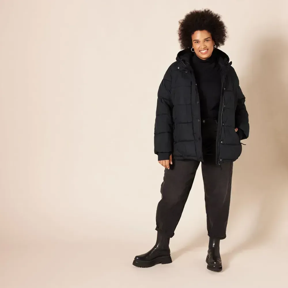 Women's Heavyweight Long-Sleeve Hooded Puffer Coat (Available in Plus Size)