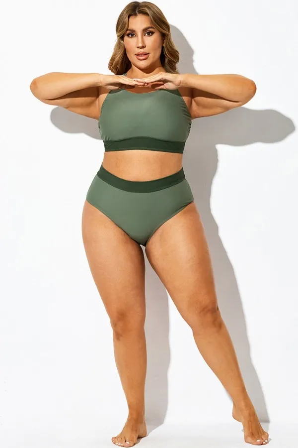 Green Fashion Full Coverage Brief For Lady