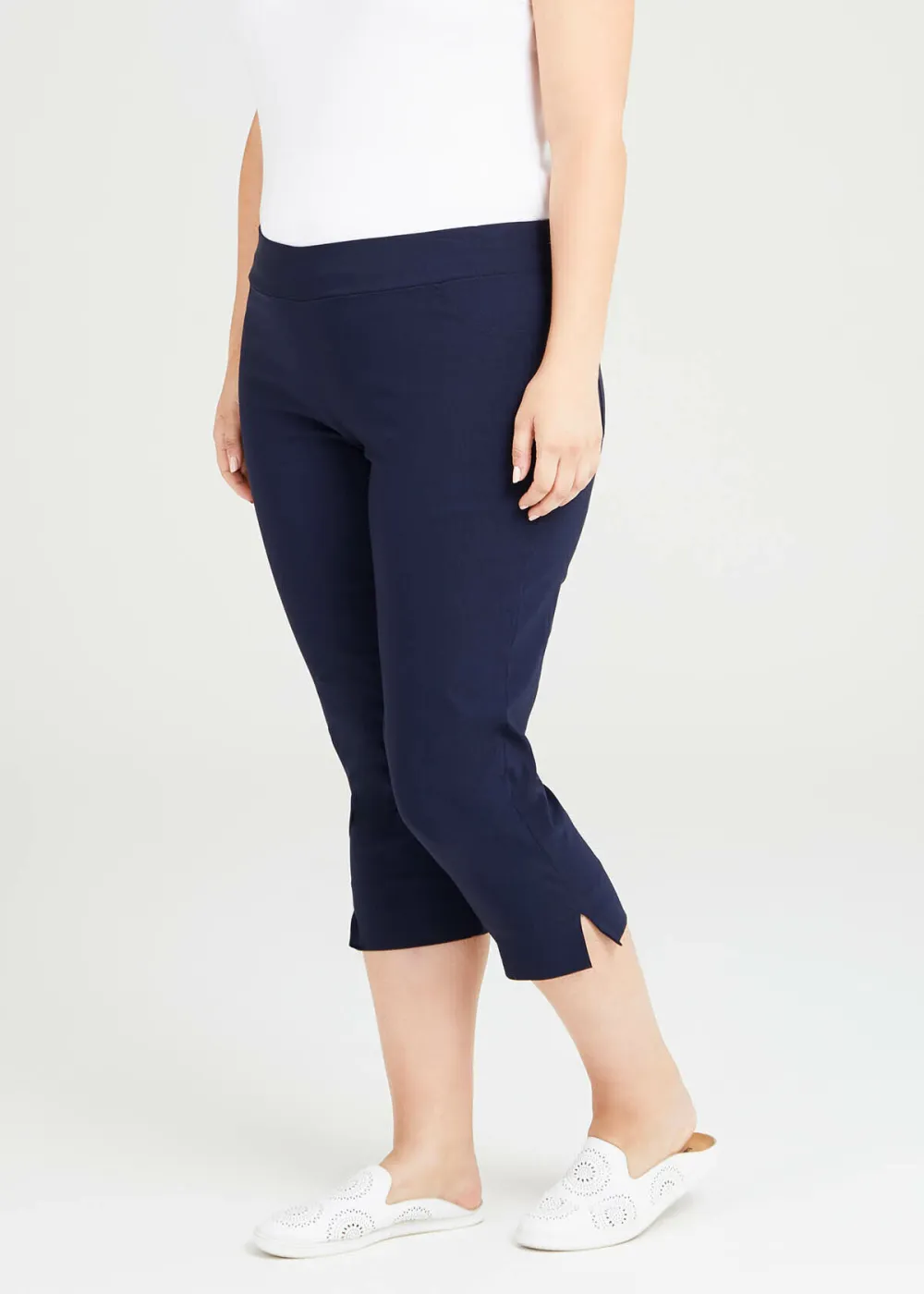 Expose Split Hem Crop Pant