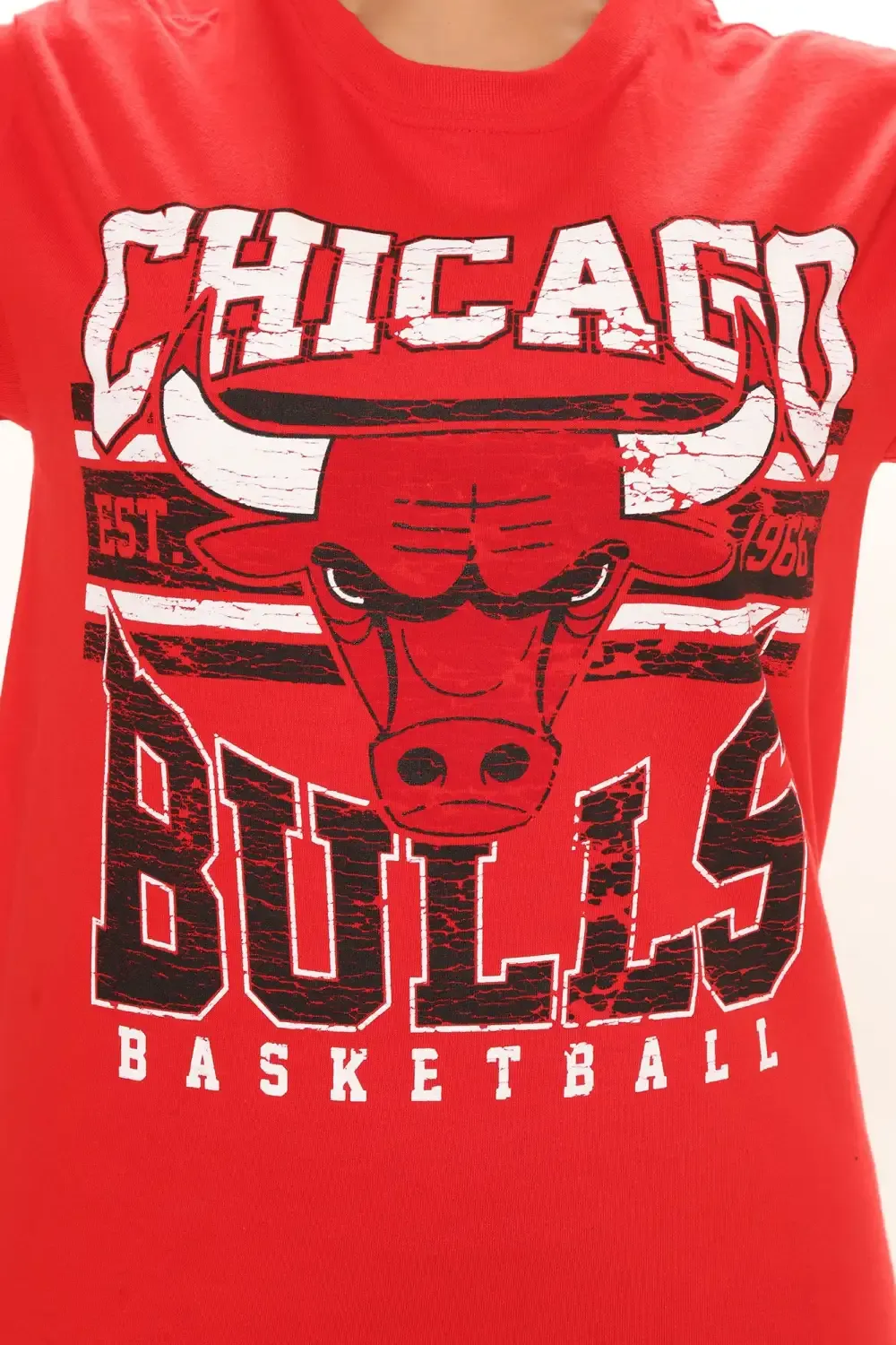 Chicago Bulls Love Short Sleeve Tee - Red