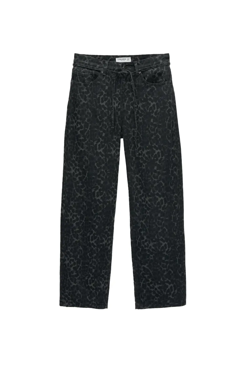 Jeans baggy leopardo