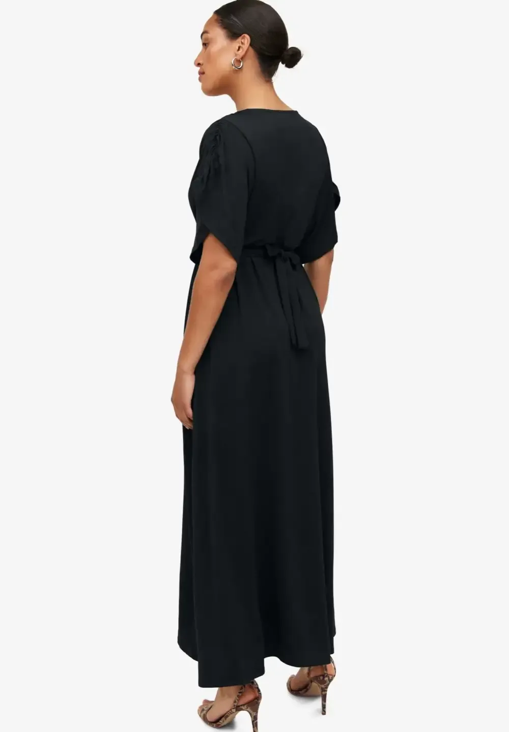 Knit Tie-Back Maxi