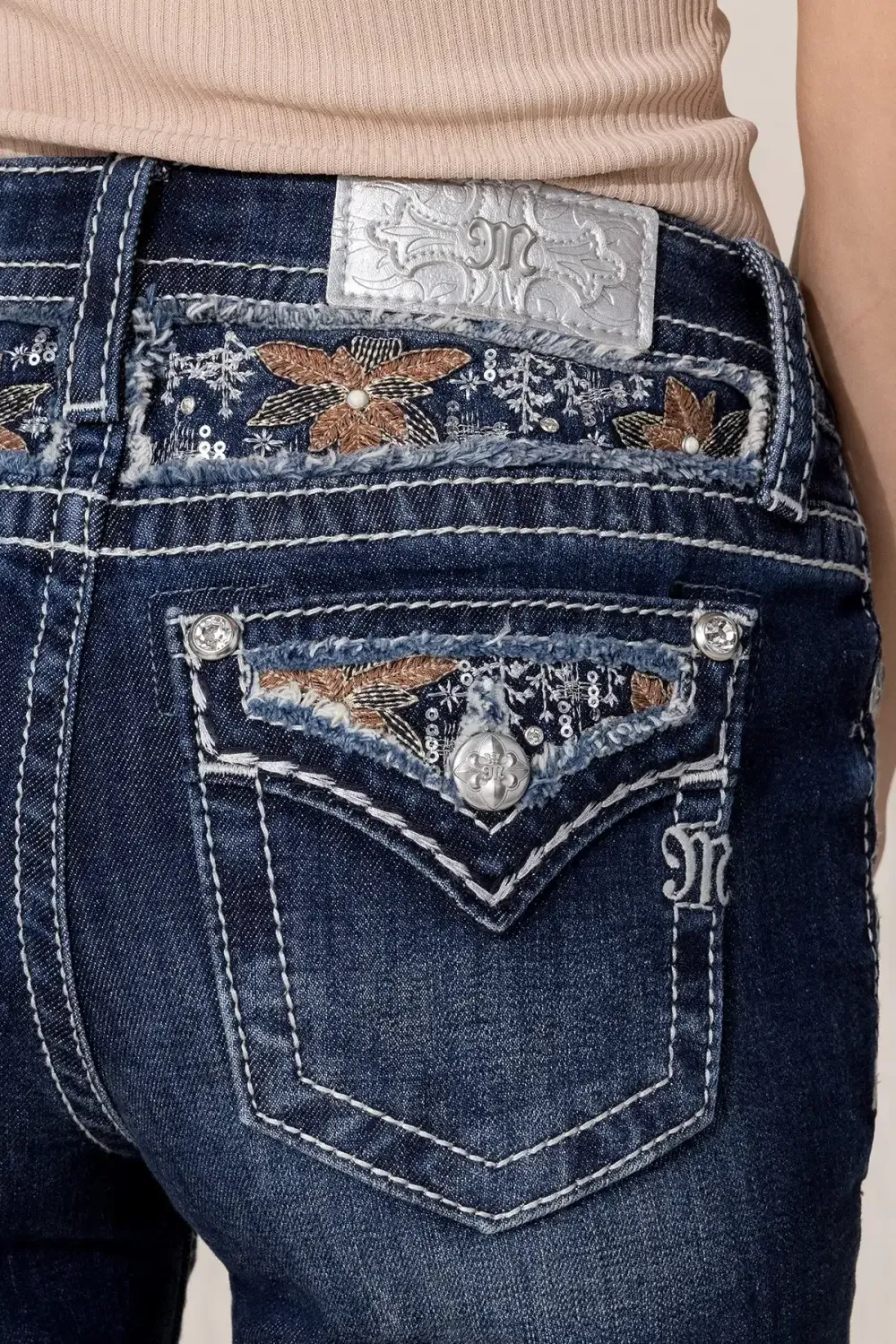 Floral Paradise Bootcut Jeans