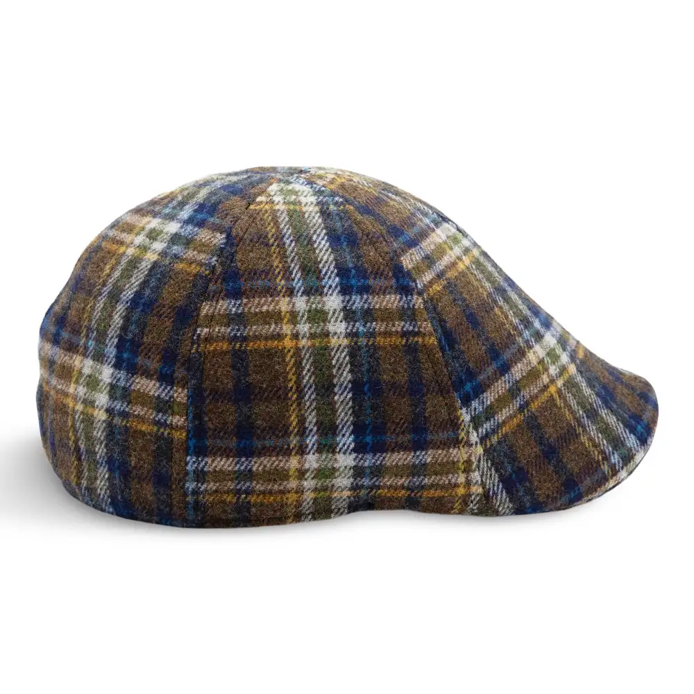 The Underdog Boston Scally Cap - Unwavering Blue Plaid