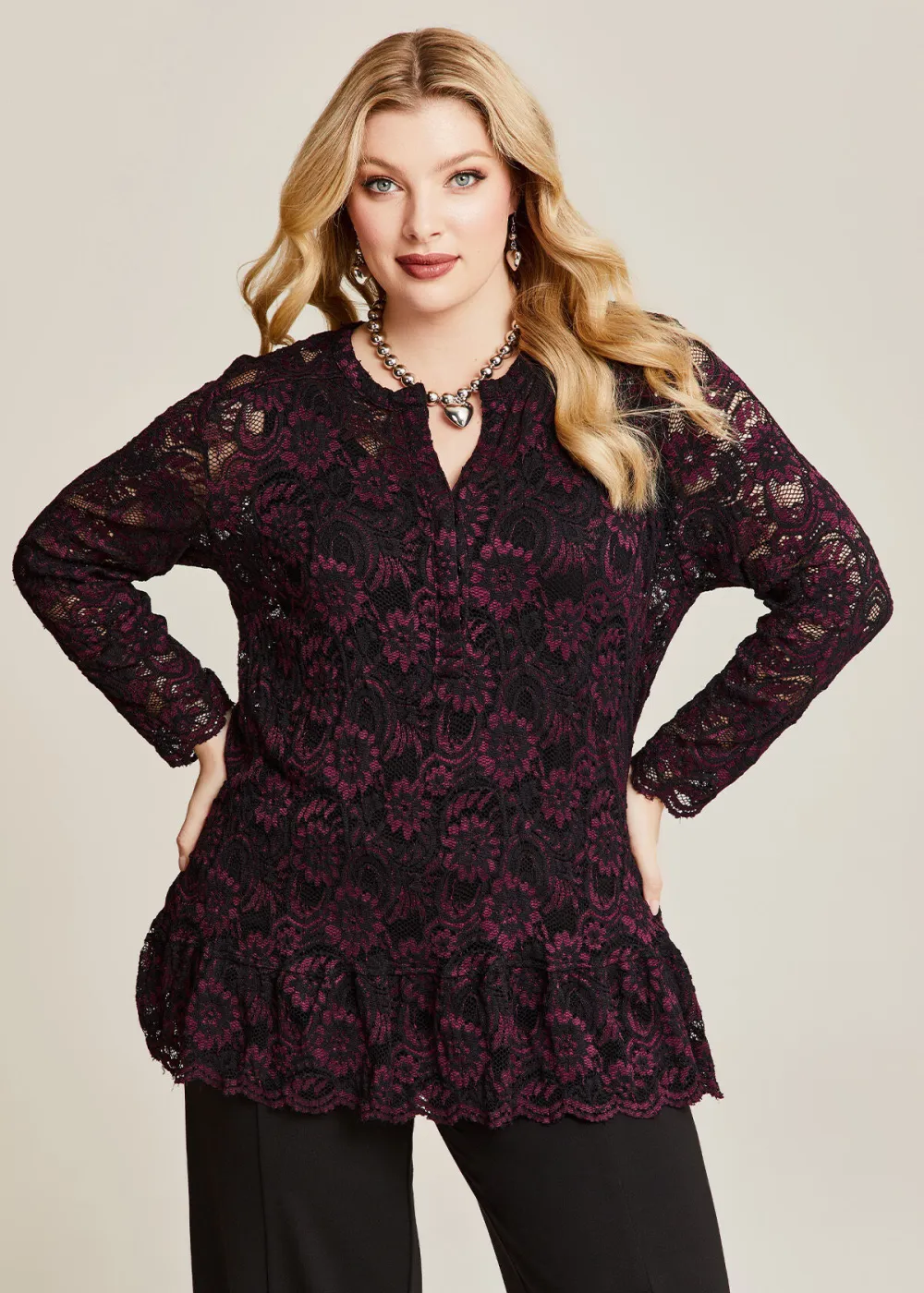Lace Lauren Top