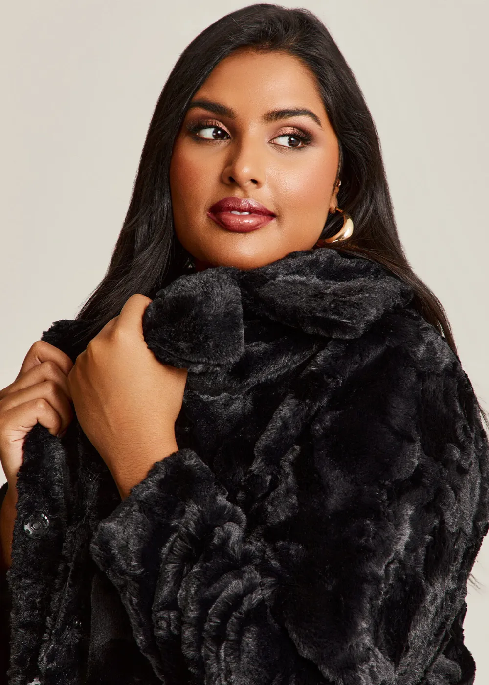 Faux Fur Willow Coat