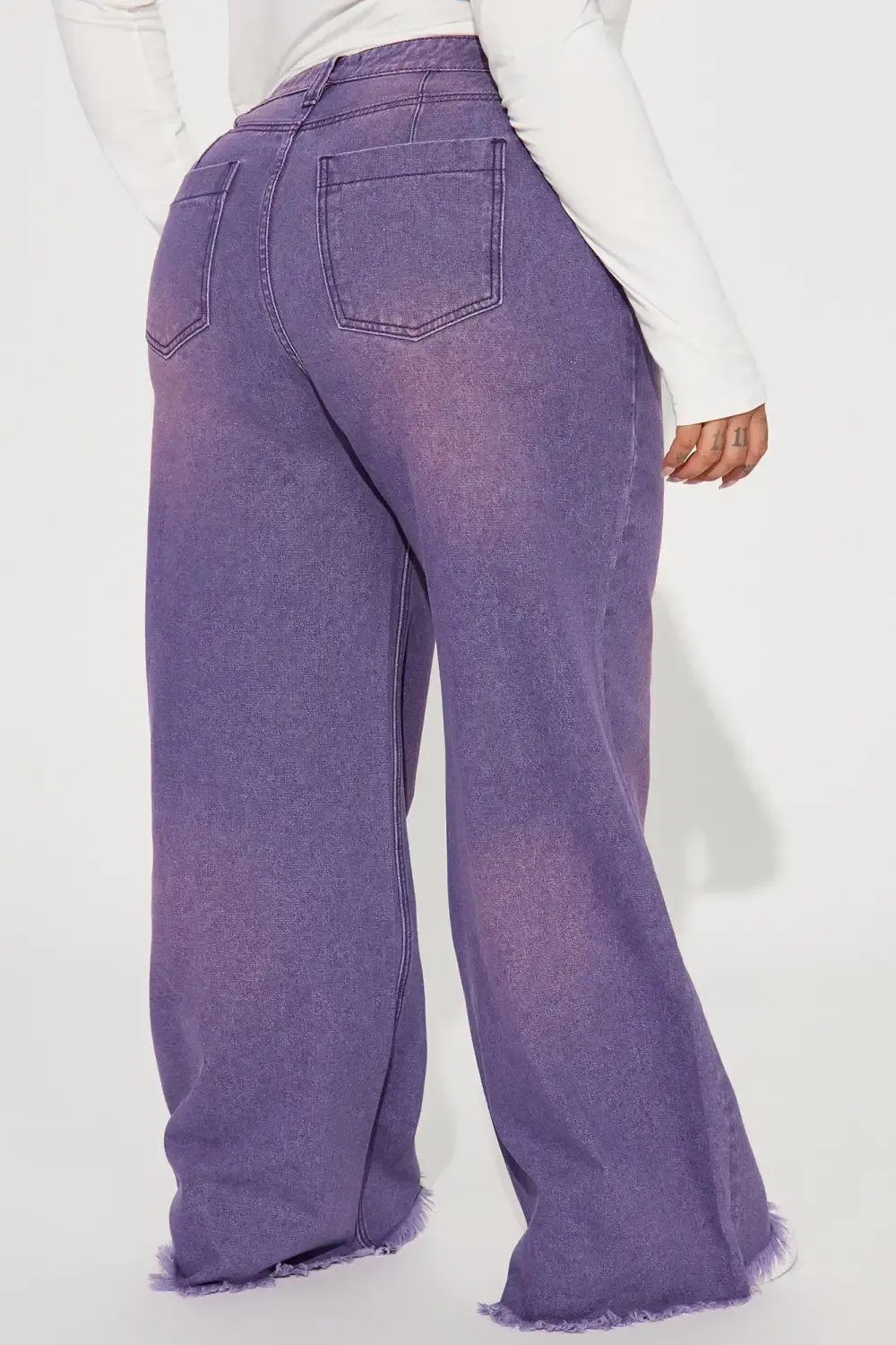Ashtin Baggy Jeans - Purple