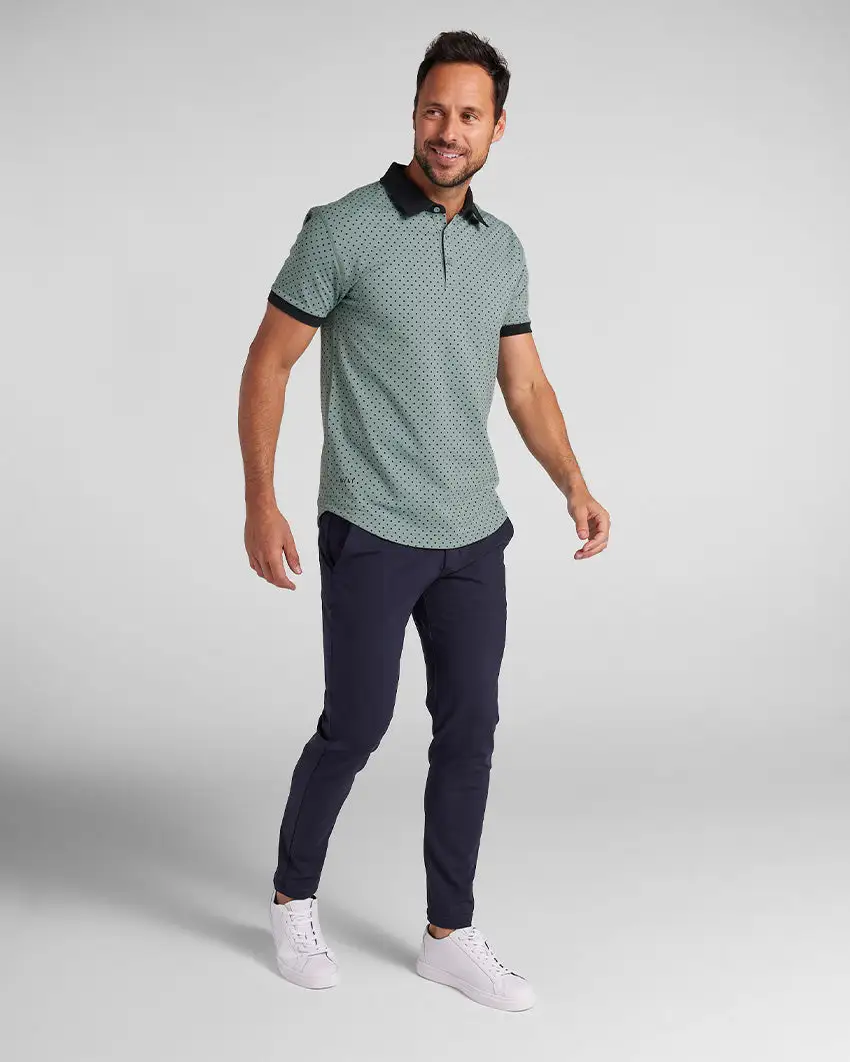 Drop-Cut: Lux Dotted Polo