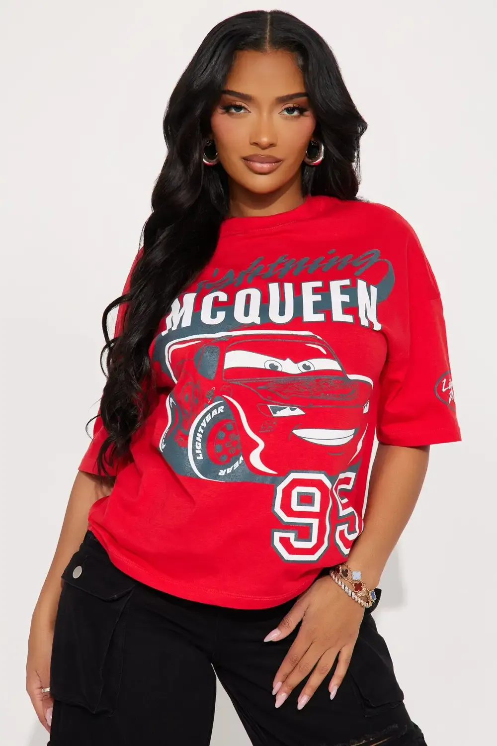 Cars Lightning Mc Queen 95 Tee - Red