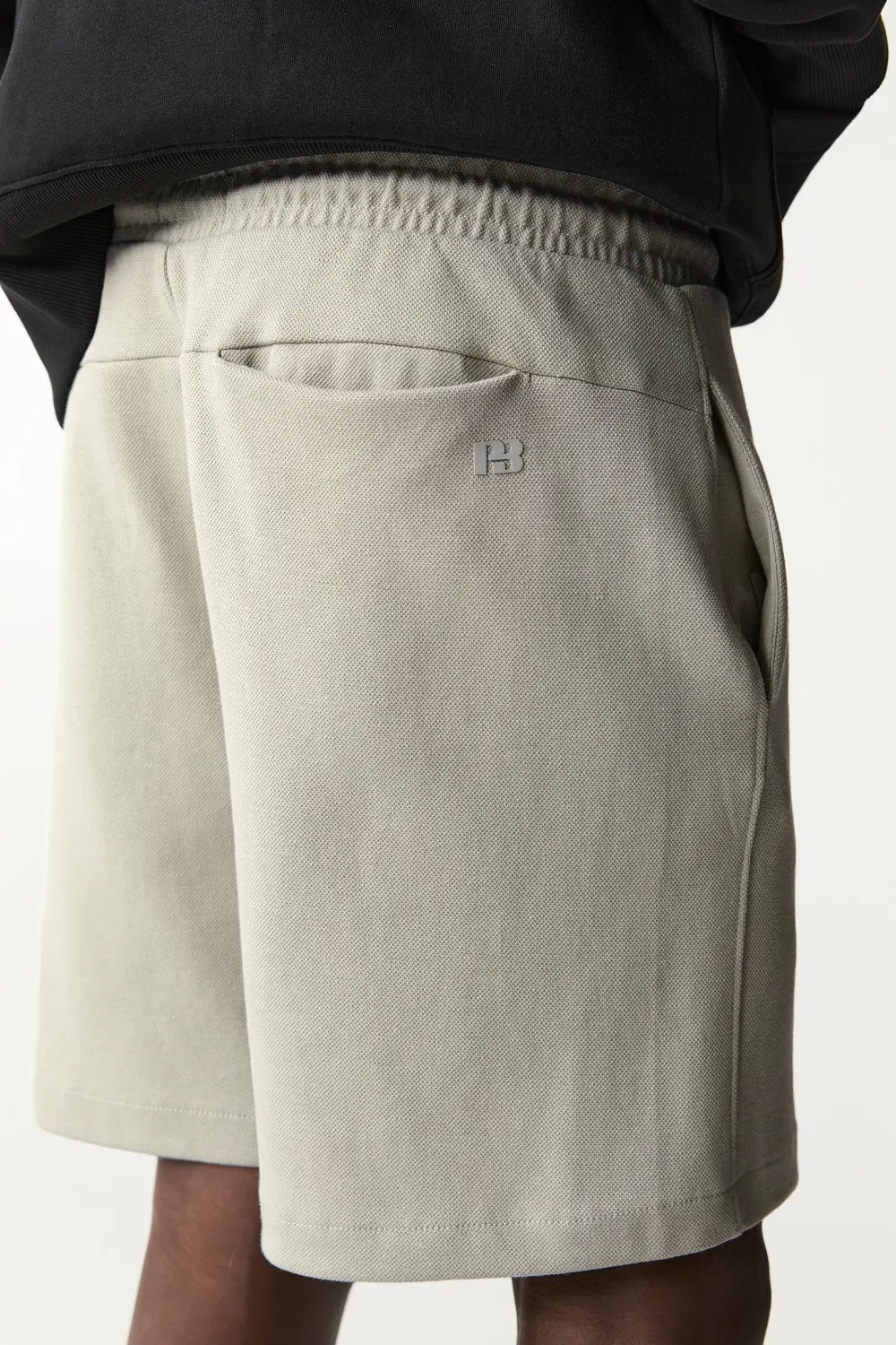 Piqué Bermuda sweatpant shorts