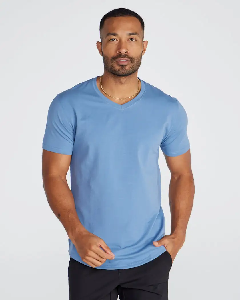 Drop-Cut V-Neck: Lux