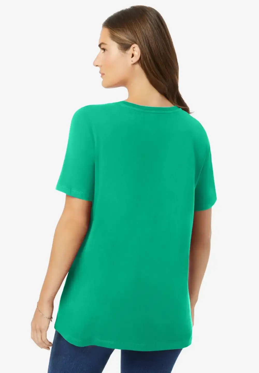 Perfect Short-Sleeve Crewneck Tee
