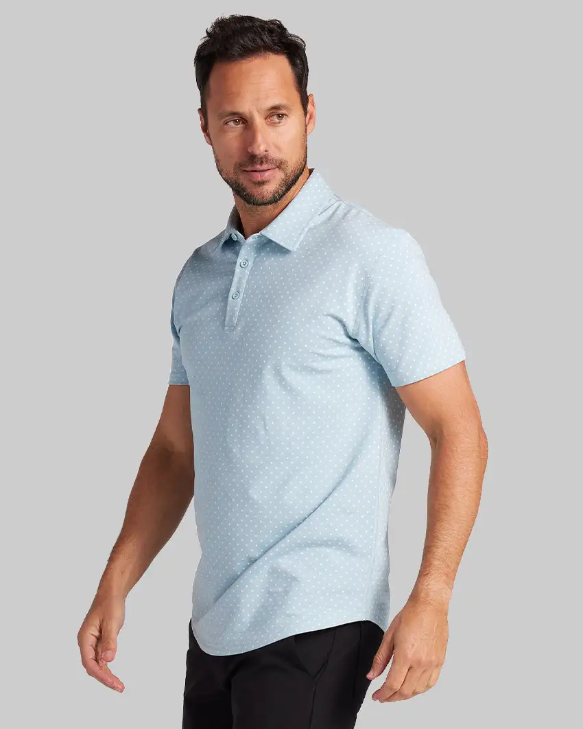 Drop-Cut: Lux Dotted Polo