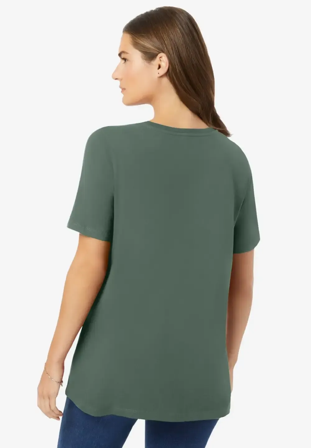 Perfect Short-Sleeve Crewneck Tee