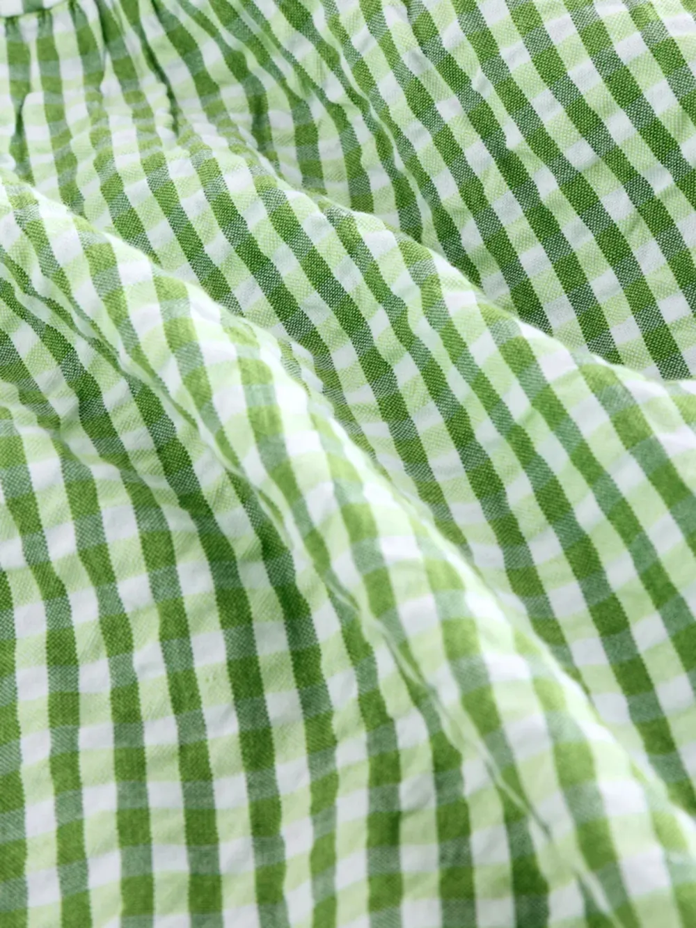 Fresh Bubble Sleeve Pure Cotton Dress