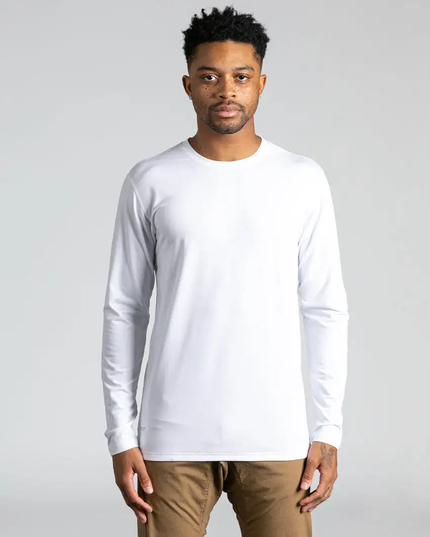 Long Sleeve: Lux Split Hem