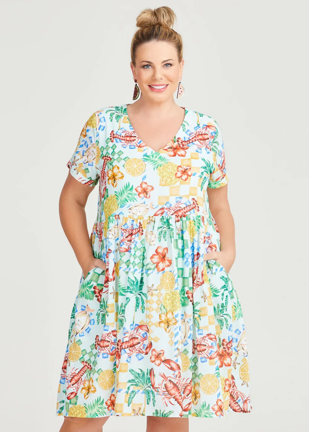 Cotton Picnic Pocket Dress
