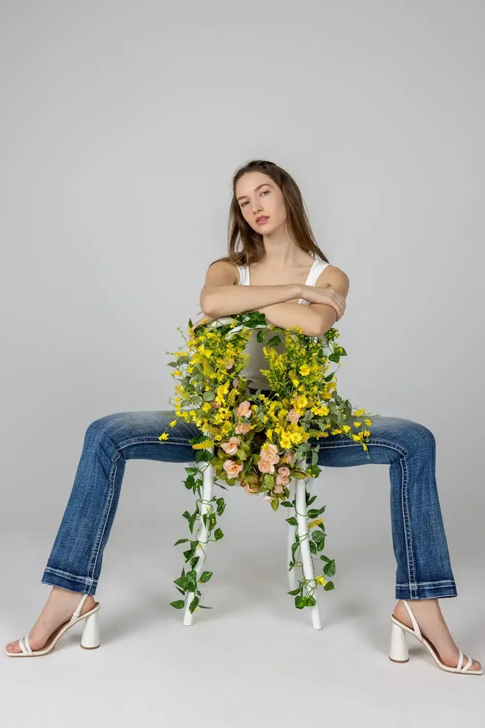 Pastel Angel Wing Bootcut