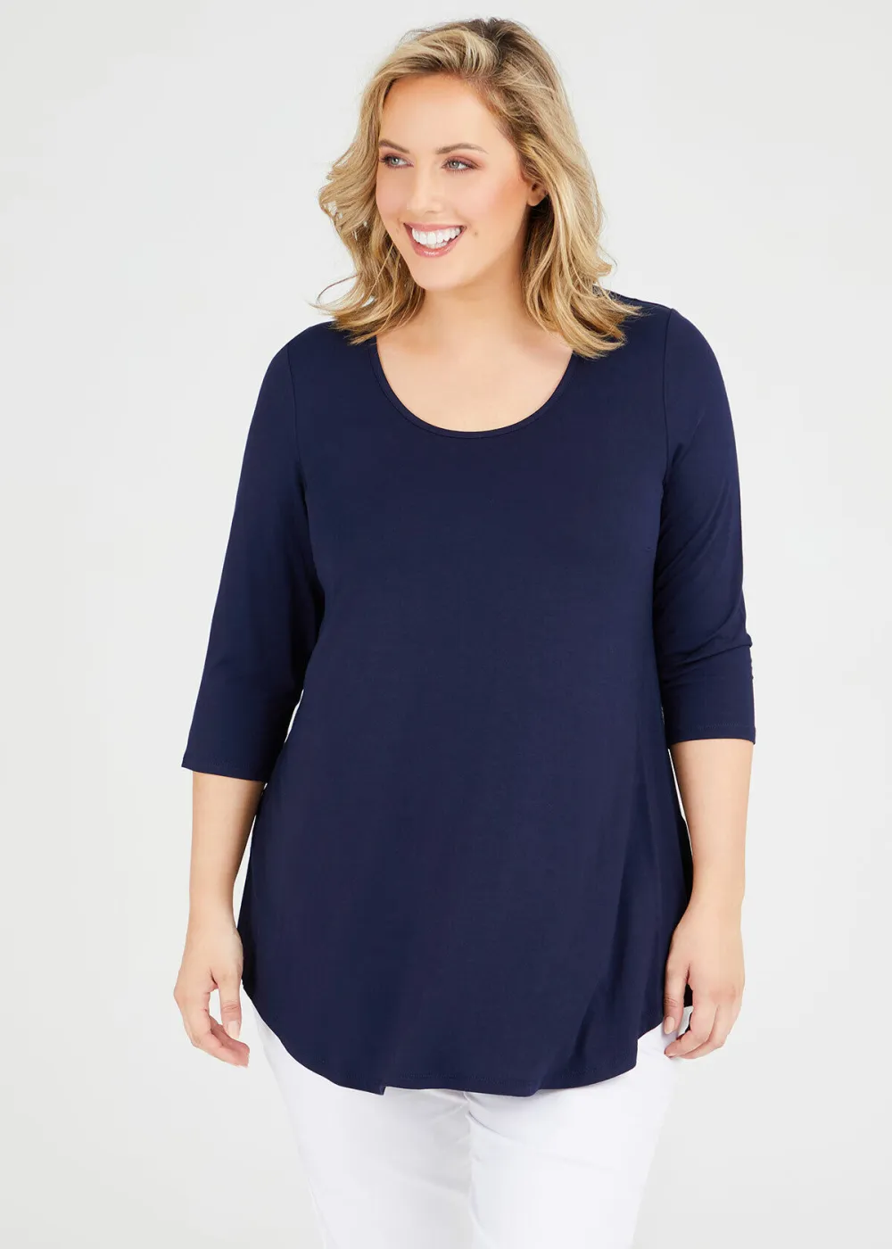 Bamboo Base 3/4 Sleeve Top