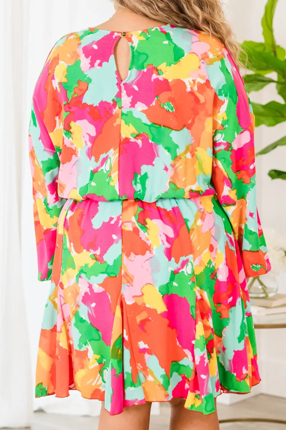 Life In Full Bloom Dress, Orange