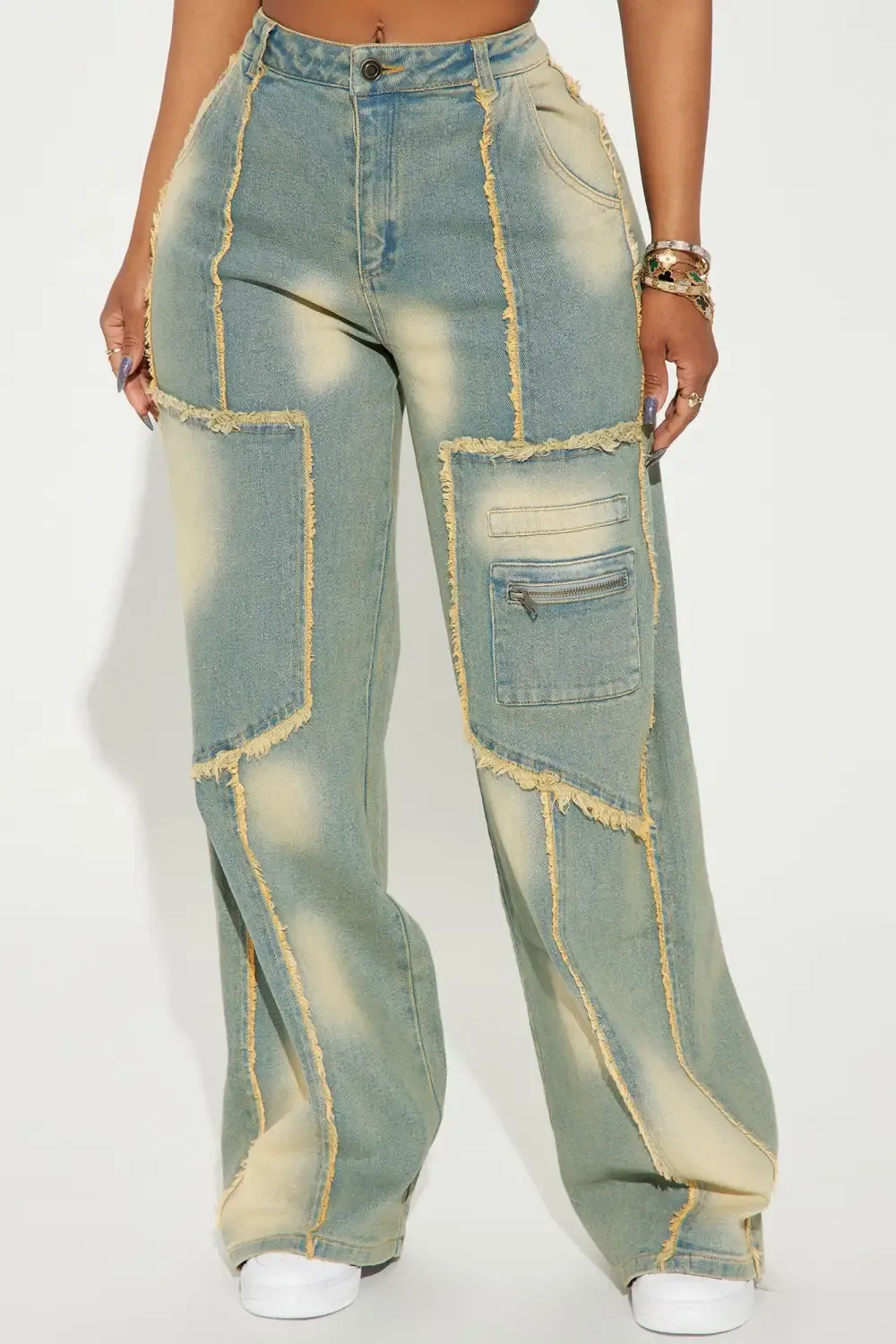 Searching For You Baggy Jeans - Medium Wash