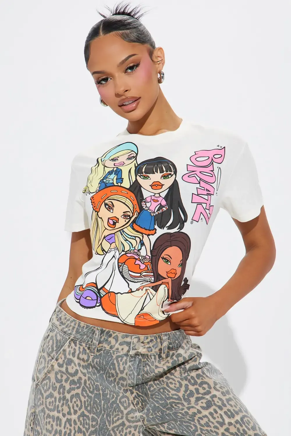 Bratz Baddies Tee - Ivory