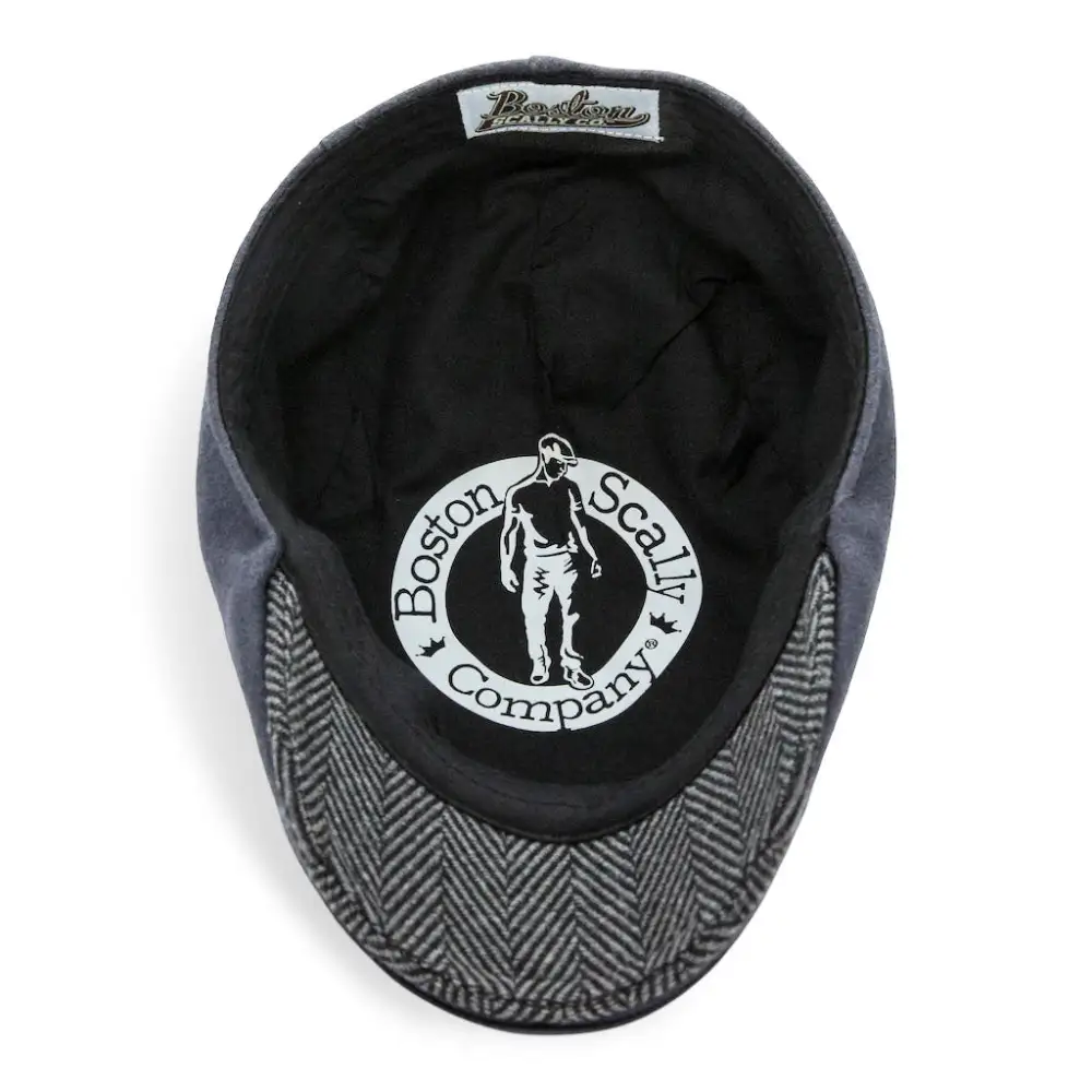 The Sidestreet Boston Scally Cap - Grey