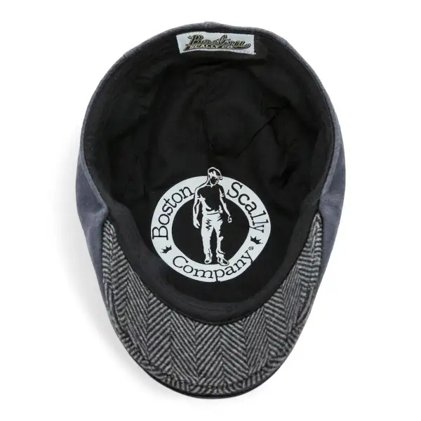 The Sidestreet Boston Scally Cap - Grey